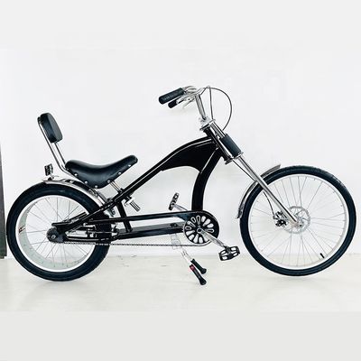 Ακαθάριστο βάρος 38kg 24 ίντσες ποδήλατο ελικοπτέρου με μονοκίνητα γρανάζια και μακρύ πλαίσιο