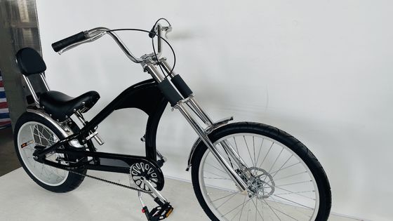 Ακαθάριστο βάρος 38kg 24 ίντσες ποδήλατο ελικοπτέρου με μονοκίνητα γρανάζια και μακρύ πλαίσιο