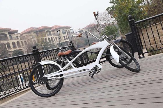 26&quot; Hi-Ten Steel Frame Adult Beach Cruiser Chopper Bike 17KG Ακαθάριστο βάρος 3,0 ελαστικά