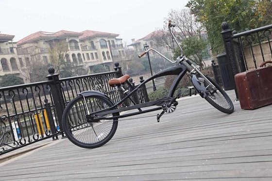 26&quot; Hi-Ten Steel Frame Adult Beach Cruiser Chopper Bike 17KG Ακαθάριστο βάρος 3,0 ελαστικά