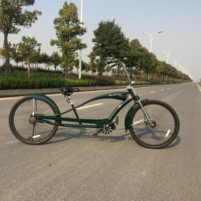 26&quot; Hi-Ten Steel Frame Adult Beach Cruiser Chopper Bike 17KG Ακαθάριστο βάρος 3,0 ελαστικά