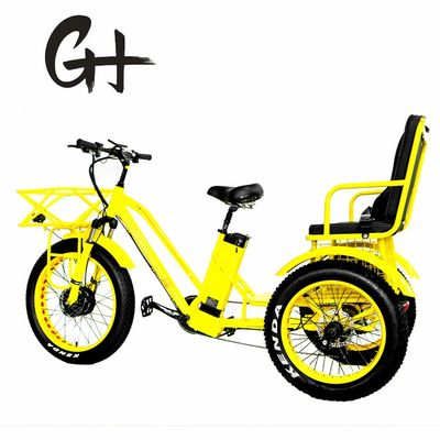 24 ιντσών ηλεκτρικό τρίκυκλο Etrike με 750W κινητήρα και 21AH μπαταρία λιθίου 40KM / H Max ταχύτητα