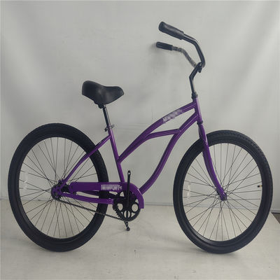Βήμα διαμέσου του σχεδιασμού 26 ιντσών Beach Cruiser Bike με Coaster Foot Brake και λευκό χρώμα