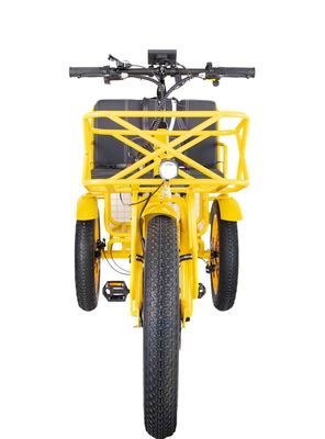 Ηλεκτρικό Ρίκσα 750W Μπροστά BaFang κινητήρα 21AH μπαταρία λιθίου 60KM ΗΠΑ Ενήλικες 24 &quot; χιονισμένο χιόνι μεγάλο ελαστικό Μεγάλο κάθισμα επιβατών