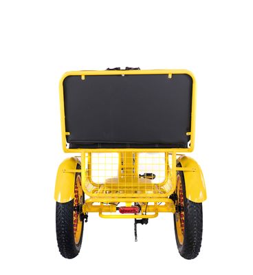 Ηλεκτρικό Ρίκσα 750W Μπροστά BaFang κινητήρα 21AH μπαταρία λιθίου 60KM ΗΠΑ Ενήλικες 24 &quot; χιονισμένο χιόνι μεγάλο ελαστικό Μεγάλο κάθισμα επιβατών