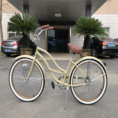 Συνηθισμένο ποδήλατο για ενήλικες 26 ιντσών γυναικεία μονό ταχύτητα