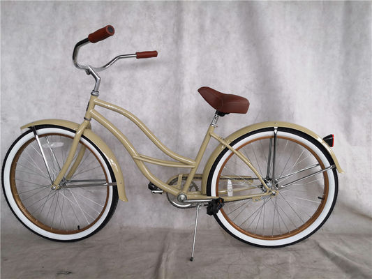 Συνηθισμένο ποδήλατο για ενήλικες 26 ιντσών γυναικεία μονό ταχύτητα