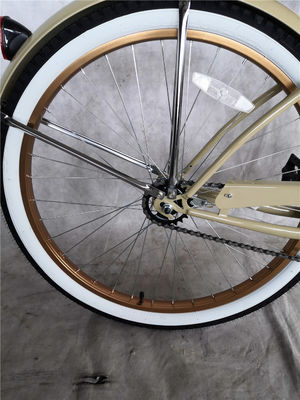 Συνηθισμένο ποδήλατο για ενήλικες 26 ιντσών γυναικεία μονό ταχύτητα