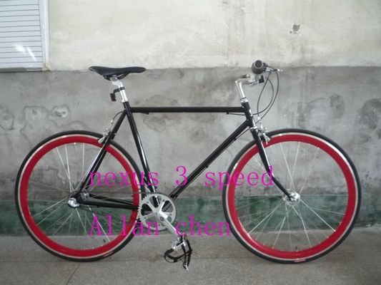 10KG Μία ταχύτητα Flip-Flop Hub Βιντέζ ποδήλατο ράδιο ποδήλατο 700C σταθερό κιβώτιο φορητό πιρούνι
