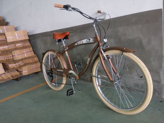 26" SHIMANO 7 ταχύτητες Πράσινο CE OEM 2.125 Χρώμα Ελαστικό ΗΠΑ αγορά Ενήλικες Άνδρες παραλία κρουαζιέρα ποδήλατο