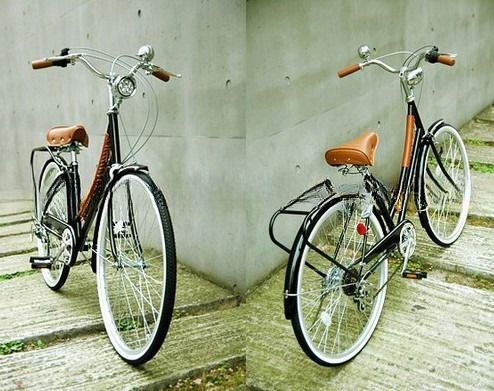 16KG Steel Fork Retro Vintage Ολλανδική OMA ποδήλατο μπροστινό φως και την εξερεύνηση της πόλης Holland