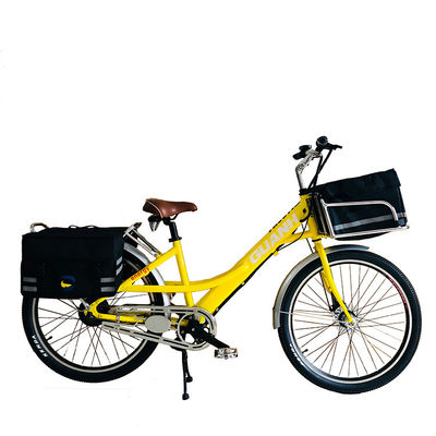 36V 9Ah 250W Στροφή 80-90 Nm 25KM/H Hi-Ten Steel Electric Cargo Bike για παράδοση τροφίμων