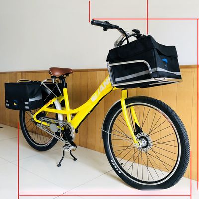 36V 9Ah 250W Στροφή 80-90 Nm 25KM/H Hi-Ten Steel Electric Cargo Bike για παράδοση τροφίμων