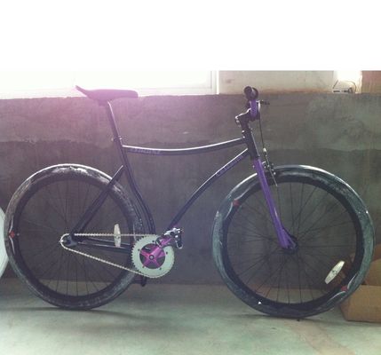 Προσαρμοσμένο CE Hi-Ten Steel Frame 700C Single Speed Fixed Gear Bike για αγόρια
