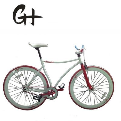 Προσαρμοσμένο CE Hi-Ten Steel Frame 700C Single Speed Fixed Gear Bike για αγόρια