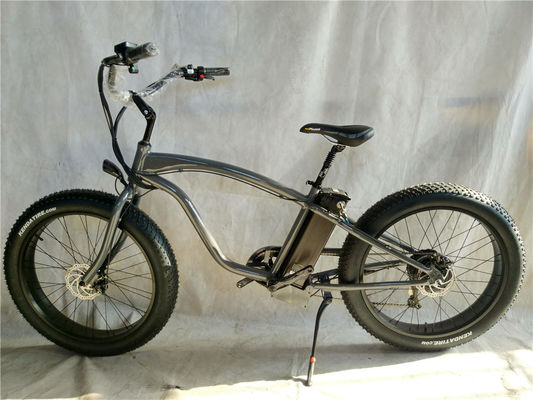 26*4,0 ιντσών Fat Tire Ηλεκτρικό Beach Cruiser ποδήλατο Δυναμικό από 17 Ah μπαταρία λιθίου