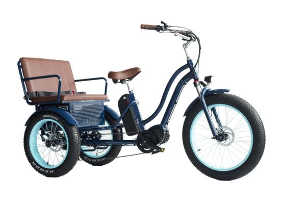 Ηλεκτρικό ρικσαό με μπαταρία λιθίου 48V 750W 17AH και μεγάλα λάστιχα