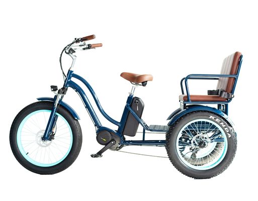 Ηλεκτρικό ρικσαό με μπαταρία λιθίου 48V 750W 17AH και μεγάλα λάστιχα