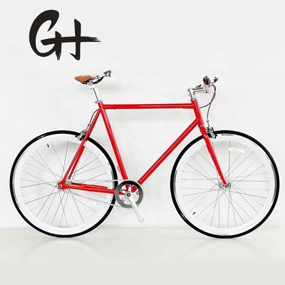 ΗΠΑ OEM Sport Fixie ποδήλατα με σφραγισμένα κέντρα ρουλεμάν και πολύχρωμο χάλκινο χάλυβα πλαίσιο