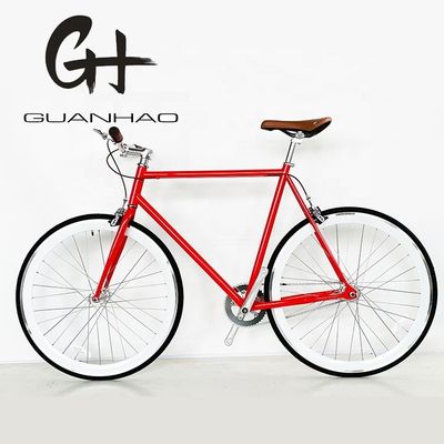 ΗΠΑ OEM Sport Fixie ποδήλατα με σφραγισμένα κέντρα ρουλεμάν και πολύχρωμο χάλκινο χάλυβα πλαίσιο