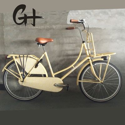 28 ιντσών Old Man City Bike Κλασική ολλανδική ποδήλατο με σιδερένιο πλαίσιο και διπλό V φρένο