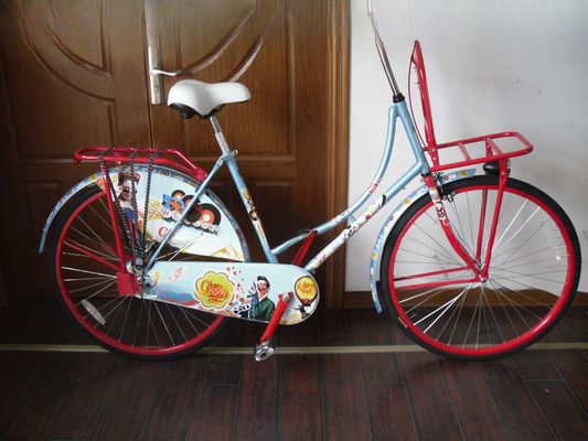 28 ιντσών Old Man City Bike Κλασική ολλανδική ποδήλατο με σιδερένιο πλαίσιο και διπλό V φρένο