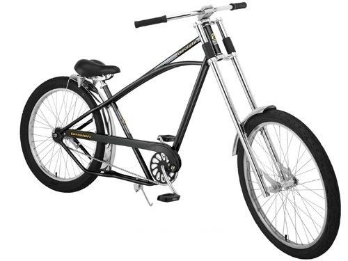 25 κιλά γυαλιστερό βάρος Chopper ποδήλατο κατασκευασμένο από χάλυβα για υψηλή αντοχή