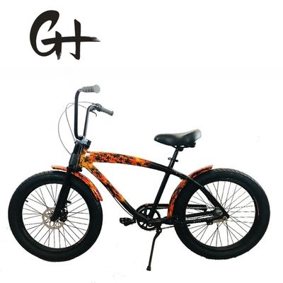 ΗΠΑ Άνδρες 24 &quot;3,0 Fat Tire Aluminum Frame Beach Cruiser ποδήλατο με δίσκο φρένο