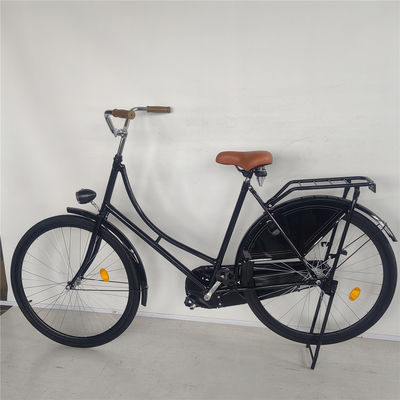 Μία ταχύτητα 28 ιντσών Vintage Classic Black Lady Oma Holland City Cruiser Ολλανδικό ποδήλατο ποδήλατο για γυναίκες
