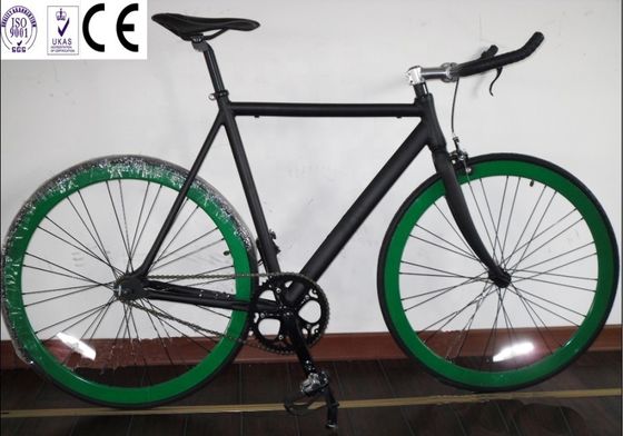 ΗΠΑ CE Track Fixie ποδήλατο 700C Αλουμινίου Φρέμα OEM Μία ταχύτητα με Αλουμινίου κράμα Στέλεχος