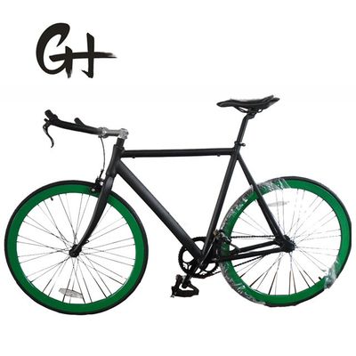 ΗΠΑ CE Track Fixie ποδήλατο 700C Αλουμινίου Φρέμα OEM Μία ταχύτητα με Αλουμινίου κράμα Στέλεχος