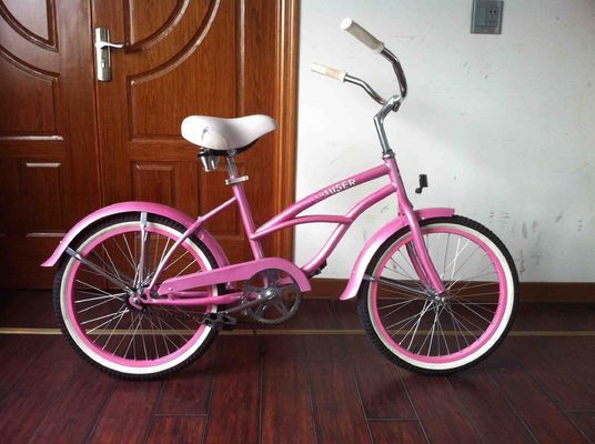 20 &quot; Single Speed Coaster Φρένα Ροζ Αμερικανικό OEM Λογότυπο Μίνι Kid Μικρό πλαίσιο CE Κορίτσι Beach Cruiser ποδήλατο