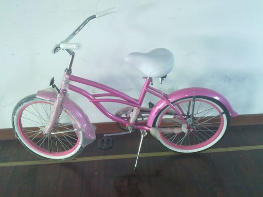 20 &quot; Single Speed Coaster Φρένα Ροζ Αμερικανικό OEM Λογότυπο Μίνι Kid Μικρό πλαίσιο CE Κορίτσι Beach Cruiser ποδήλατο