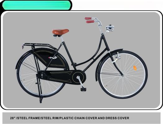 Μπροστά Φρένο Μαύρο Κλασικό Στυλ Ολλανδικό Chopper Bike για υψηλή ποιότητα