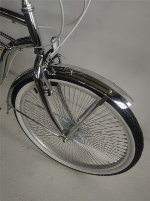 26 ιντσών Αλουμινίου Φρέμα Ανδρών Ενήλικες Beach Cruiser ποδήλατο με 7 ταχύτητες Shimano Derailleur