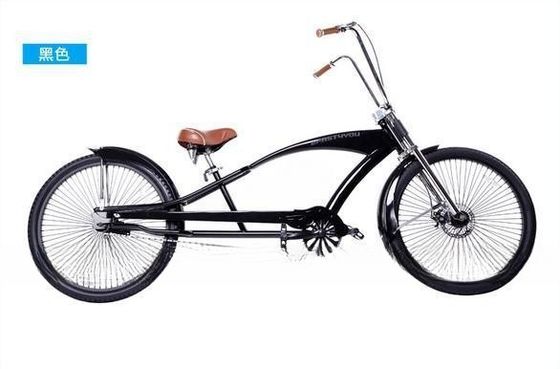 26' Long Frame Chopper Beach Cruiser Bike με πεντάλι από κράμα και ατσάλινο πιρούνι