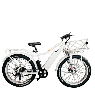 26&quot; 4.0 Big Snow Fat Tire Ηλεκτρικό ποδήλατο με δίσκο φρένο και 1000W 48V 17AH πίσω BaFang κινητήρα