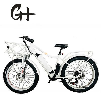 26&quot; 4.0 Big Snow Fat Tire Ηλεκτρικό ποδήλατο με δίσκο φρένο και 1000W 48V 17AH πίσω BaFang κινητήρα
