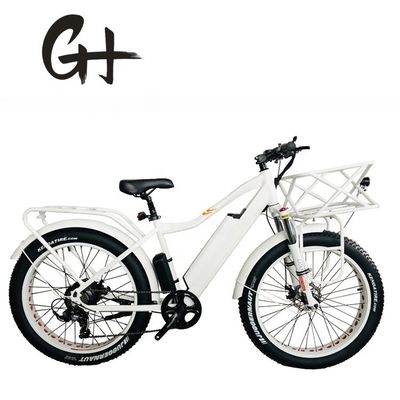 26&quot; 4.0 Big Snow Fat Tire Ηλεκτρικό ποδήλατο με δίσκο φρένο και 1000W 48V 17AH πίσω BaFang κινητήρα