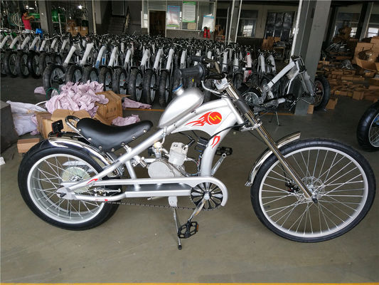 80cc Δυοχρονική συσκευή βενζίνης Μοτοσικλέτα Ελικόπτερο Ποδήλατο Max. Ταχύτητα 40km / h για ενήλικες αναβάτες