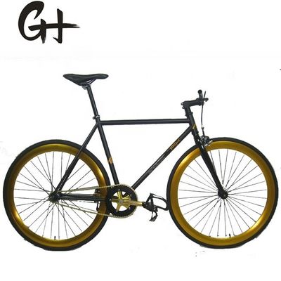 Χάλυβα 700C Hi-Ten Frame OEM CE Single Speed Flip-Flop Hub Fixed Gear Bike