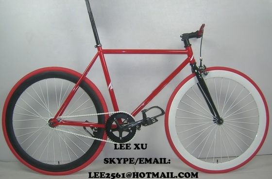 Χάλυβα 700C Hi-Ten Frame OEM CE Single Speed Flip-Flop Hub Fixed Gear Bike