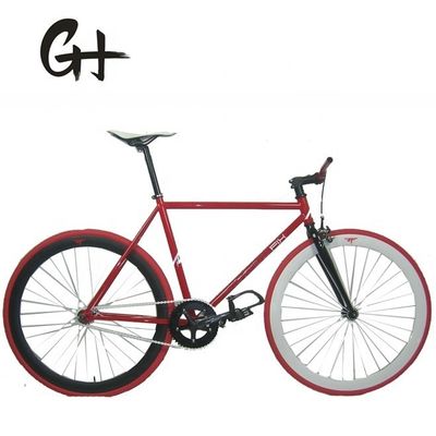 Χάλυβα 700C Hi-Ten Frame OEM CE Single Speed Flip-Flop Hub Fixed Gear Bike