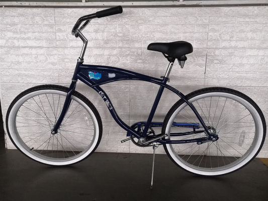 Μεγάλο λογότυπο ενηλίκων 26 ιντσών Single Speed Beach Cruiser ποδήλατο με επιλογή μπροστινού φορτηγού