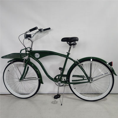 Μεγάλο λογότυπο ενηλίκων 26 ιντσών Single Speed Beach Cruiser ποδήλατο με επιλογή μπροστινού φορτηγού