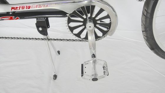 Chopper Bike Black Low Rider Fashion Bike με τεχνολογία F Disc Brake R V-Brake