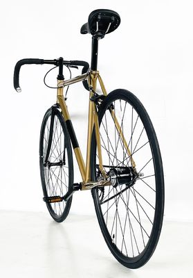 OEM Color 700C Lugged Frame Fixie Gear Ποδήλατο με τμήματα αλουμινίου και ατσάλινο πλαίσιο