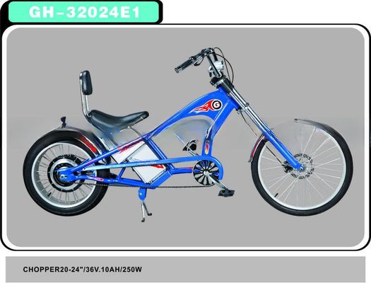 250w Ηλεκτρικό Chopper ποδήλατο E ποδήλατο ποδήλατο για βιώσιμη μεταφορά