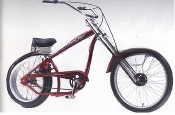 Χάλυβα Φρέμα GHAO Chopper Bike Beach Cruiser Ποδήλατο Μη αναδιπλούμενο μοντέλο