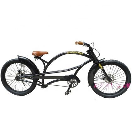 Αλουμινίου Rim 24 &quot;x3.0 CE Αμερικανική Long Hi-Ten Steel Frame Chopper Beach Cruiser ποδήλατο